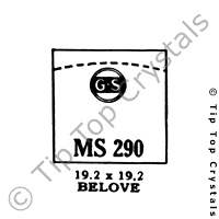 GS MS290 Watch Crystal