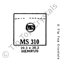 GS MS310 Watch Crystal