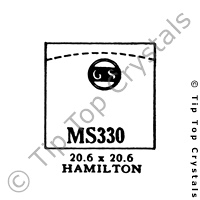 GS MS330 Watch Crystal