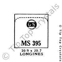 GS MS395 Watch Crystal