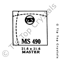 GS MS490 Watch Crystal