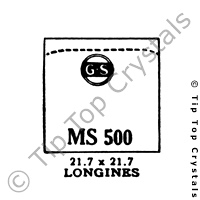 GS MS500 Watch Crystal