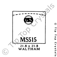 GS MS515 Watch Crystal