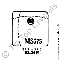GS MS575 Watch Crystal