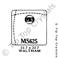 GS MS625 Watch Crystal