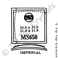 GS MS650 Watch Crystal