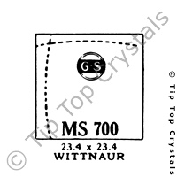 GS MS700 Watch Crystal