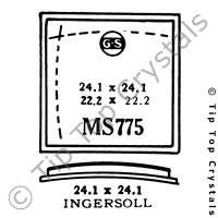 GS MS775 Watch Crystal