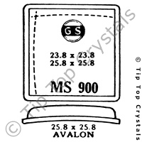 GS MS900 Watch Crystal