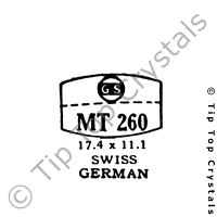 GS MT260 Watch Crystal