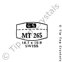 GS MT265 Watch Crystal