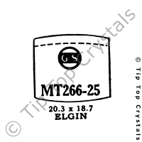 GS MT266-25 Watch Crystal