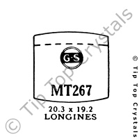 GS MT267 Watch Crystal