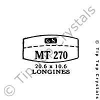 GS MT270 Watch Crystal