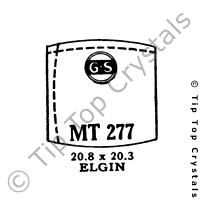 GS MT277 Watch Crystal