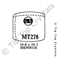 GS MT278 Watch Crystal