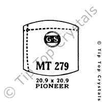 GS MT279 Watch Crystal