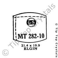 GS MT282-10 Watch Crystal