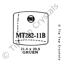 GS MT282-11B Watch Crystal