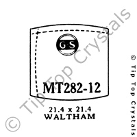 GS MT282-12 Watch Crystal