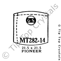 GS MT282-14 Watch Crystal