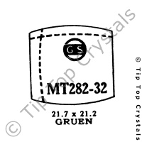 GS MT282-32 Watch Crystal