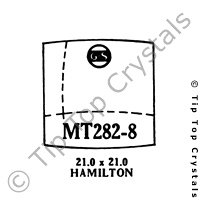 GS MT282-8 Watch Crystal