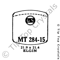 GS MT284-15 Watch Crystal