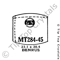GS MT284-45 Watch Crystal