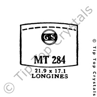 GS MT284 Watch Crystal