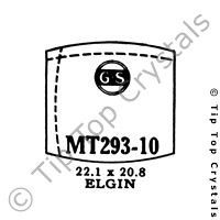 GS MT293-10 Watch Crystal
