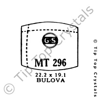 GS MT296 Watch Crystal