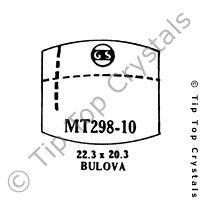 GS MT298-10 Watch Crystal