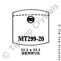 GS MT299-20 Watch Crystal