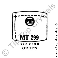 GS MT299 Watch Crystal