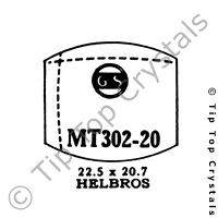 GS MT302-20 Watch Crystal