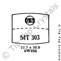 GS MT303 Watch Crystal