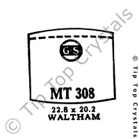 GS MT308 Watch Crystal