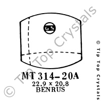 GS MT314-20A Watch Crystal