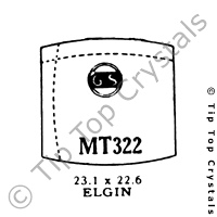 GS MT322 Watch Crystal