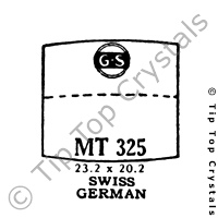 GS MT325 Watch Crystal