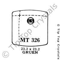 GS MT326 Watch Crystal