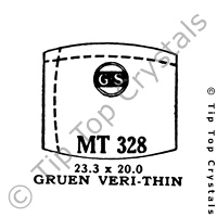 GS MT328 Watch Crystal
