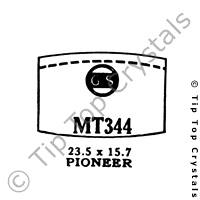 GS MT344 Watch Crystal