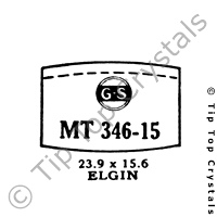GS MT346-15 Watch Crystal