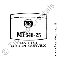 GS MT346-25 Watch Crystal