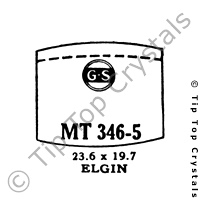 GS MT346-5 Watch Crystal