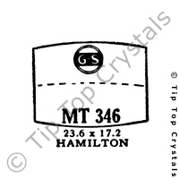 GS MT346 Watch Crystal