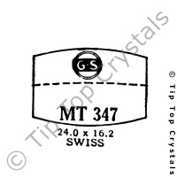 GS MT347 Watch Crystal