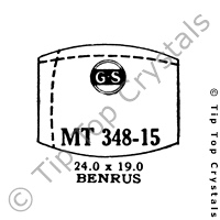 GS MT348-15 Watch Crystal